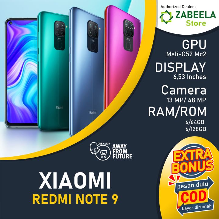 Xiaomi Redmi Note 9 4/64 [Ram 4gb Rom 64gb] Garansi Resmi | Lazada