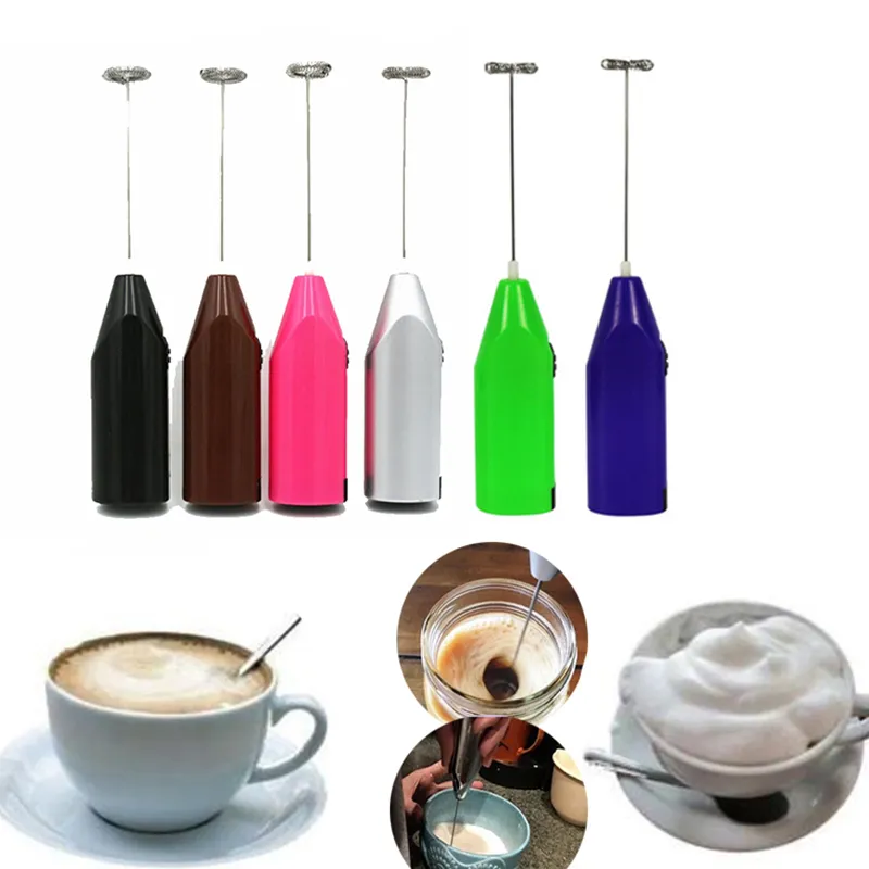 Electric Egg Beater Milk Drink Coffee Whisk Mixer Foamer Mini Handle  Stirrer Practical Cooking Tool Kitchen Mini Whisk