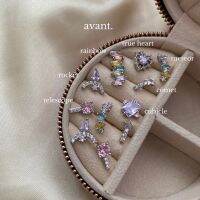 Avantgarde.bkk ? ?SPACE (Brass+18K) แก๊งต่างหูสีเงินธีมอวกาศ น่ารักและดูแพงมาก