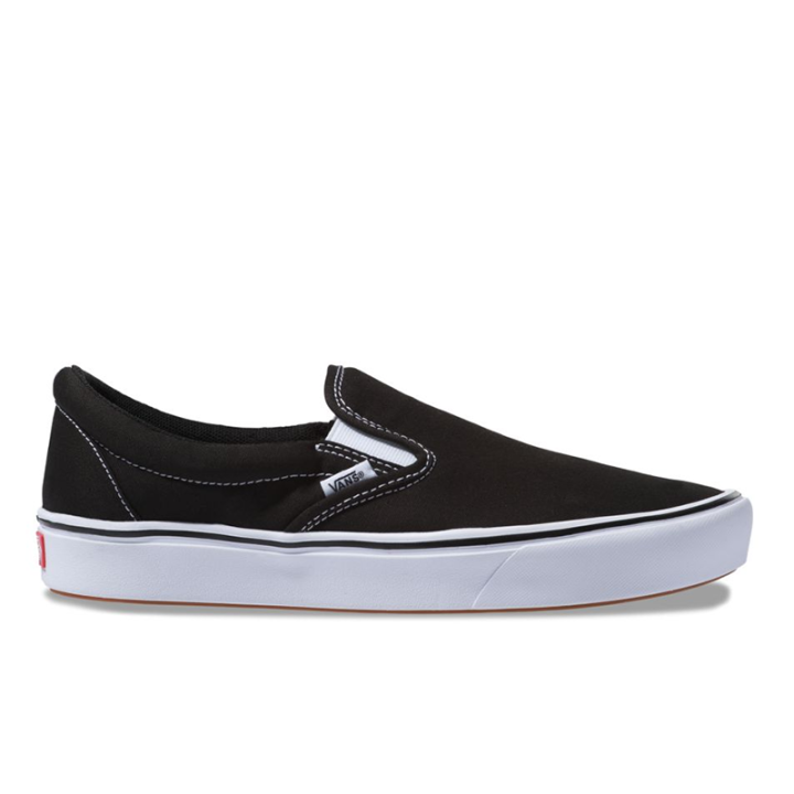 Giày Vans Chính Hãng Slip On Black White Comfycush | Lazada.Vn