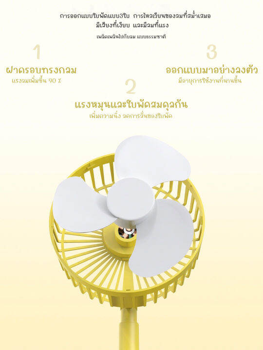topshop29-พัดลมพกพา-พัดลมลายเป็ด-พัดลมมาพร้อมสายขาร์ต-usb-มีแบตในตัว-มีฐาน-พกพาสะดวกพับเก็บได้