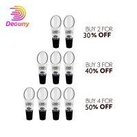 ki【Hot】DEOUNY Wine Aerator Pourer Premium Aerating Bar Accessories Transparent Design Wine Spout Champagne Party Bar Tools 1/2/3/4Pcs