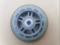 1Pc 90mm Shopping Cart Wheel Shopping Cart Trailer Trolley Luggage Cart Trolley Bearing Wheel Wheel Mute Wheel