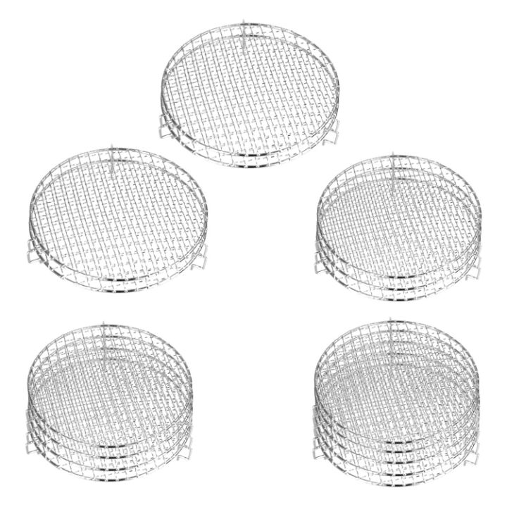 Stackable Air Fryer Rack Round Cooling Rack Stainless Steel