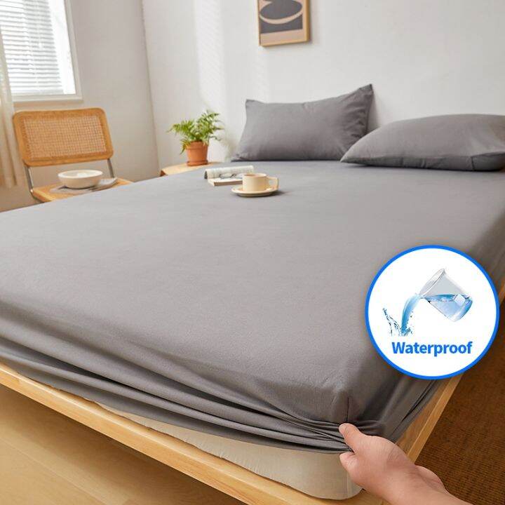 100 Waterproof Mattress Protector Queen/King Fitted Bedsheet Anti