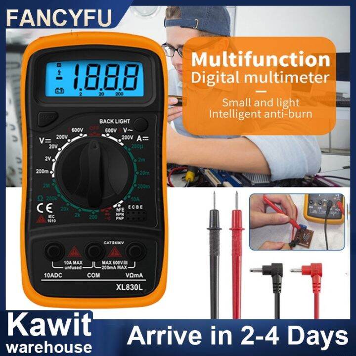COD 2023 XL830L Tester Original Multimeter ManualRanging Multi Voltage