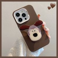 Case iphone 【bracket/silicone/soft case/dog】 for iphone 14 13 12 11 pro max case