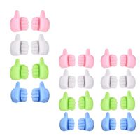 ✽∏ Adhesive Thumb Cable Clip Key Hook Wall Mount Headphone Cable Organizer Stand Desk Cord Clip Keeper