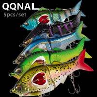 【hot】▼⊙☄ QQNAL 5pcs/Set 23g 113mm New Sinking Propeller Fishing Bait Jerkbait Jointed Swimbait Artificial Crankbait Hard