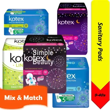 Carton Deal]KOTEX Overnight Panties Sleepwell 360° Anti Leakage Protection  16x 2s
