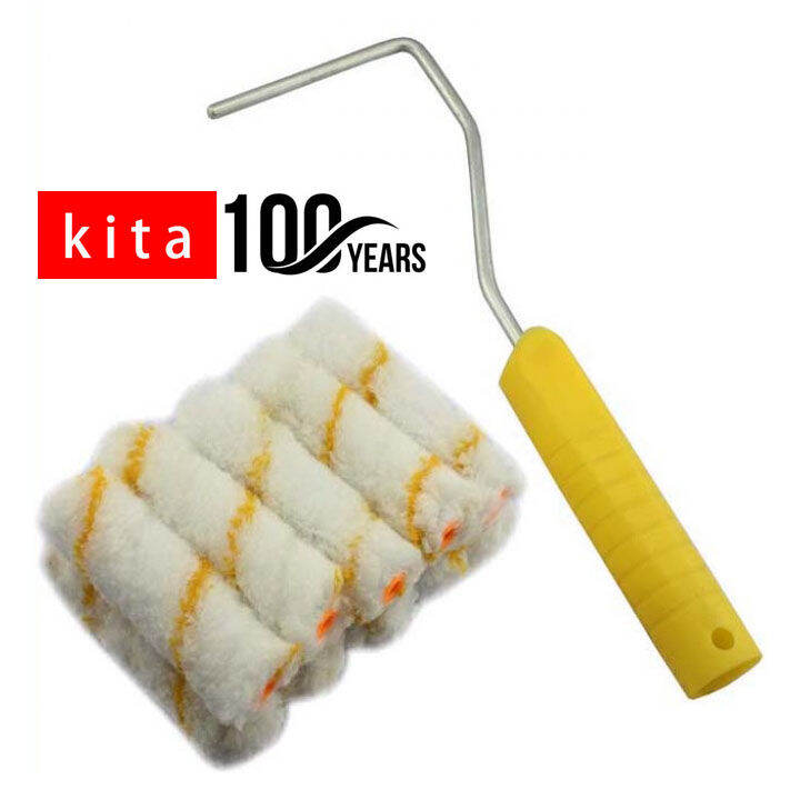 FREE Roller STAND 10pcs 4inch Paint Mini Roller Sleeve Refill