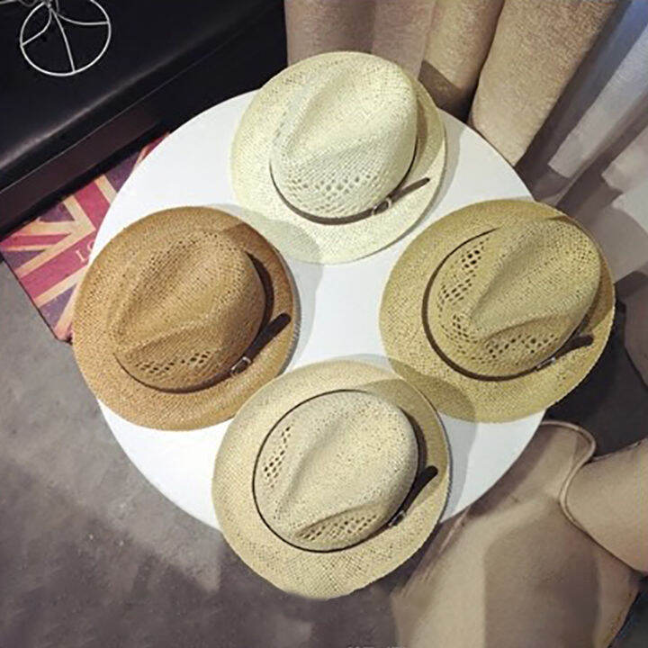 girls-straw-hat-handmade-fan-shaped-hat-hollow-straw-hat-classic-denim-straw-hat-round-cap-jazz-cut-out-hat