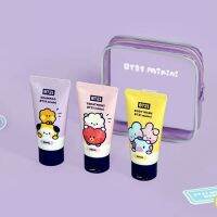 ( พร้อมส่ง ) BT21 minini Travel Kit ชุดแชมพู/ครีมนวด/สบู่ สำหรับพกพา