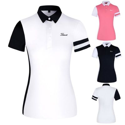 Titleist The new spring and summer 2023 GOLF GOLF clothes outdoors moisture absorption perspiration temperament of cultivate ones morality breathable woman with short sleeves
