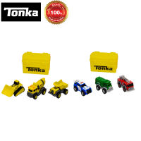 Tonka - Micro Metals Multipackรถเหล็กก่อสร้าง ทองก้า - ไมโคร เมทัล มัลติแพ็ค- รถเหล็กก่อสร้าง แพ็ค 3ชิ้น คละแบบ 06055