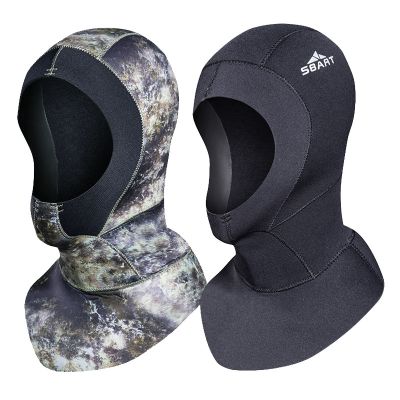 3/5MM diving head cover mens thickened swimming cap warm and cold-proof mask diving swimming cap surfing wetsuit scuba