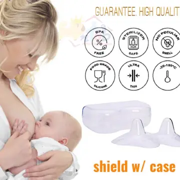 1pc Silicone Nipple Shield For Breastfeeding, Washable Nipple Protector