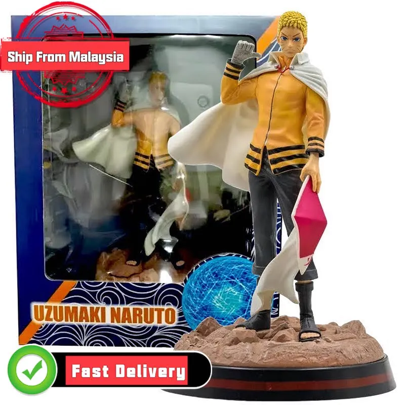 Anime japonês hokage shippuden uzumaki pvc ação figuretoy anime