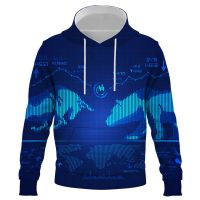 Sudadera con capucha para hombre y mujer, suéter con estampado 3D de gráfico de tendencia de datos, Moda Para otoño