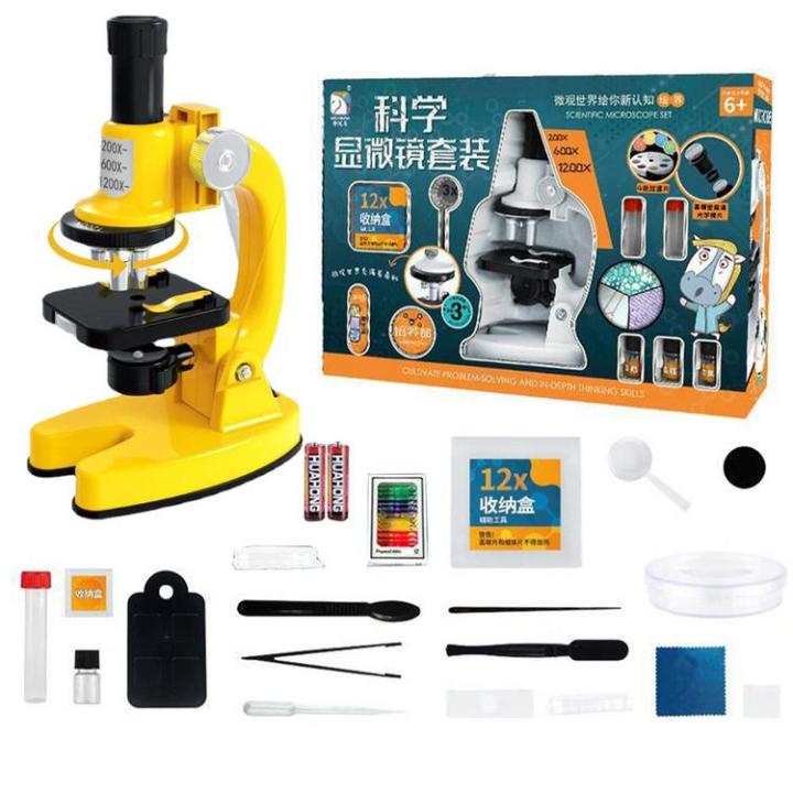 toddler-microscope-1200x-magnification-discovery-microscope-with-specimen-preschool-science-toy-stem-amp-science-toy-kid-gift-microscope-kits-for-kids-8-12-stem-projects-good