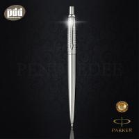 PARKER JOTTER SHINY STAINLESS STEEL CHISELED BALLPOINT PEN ปากกาป๊ากเกอร์ บอลพ้อยท์ จอตเตอร์ ไชนี่ แสตนเลส ซิเซิล (สีเงิน)