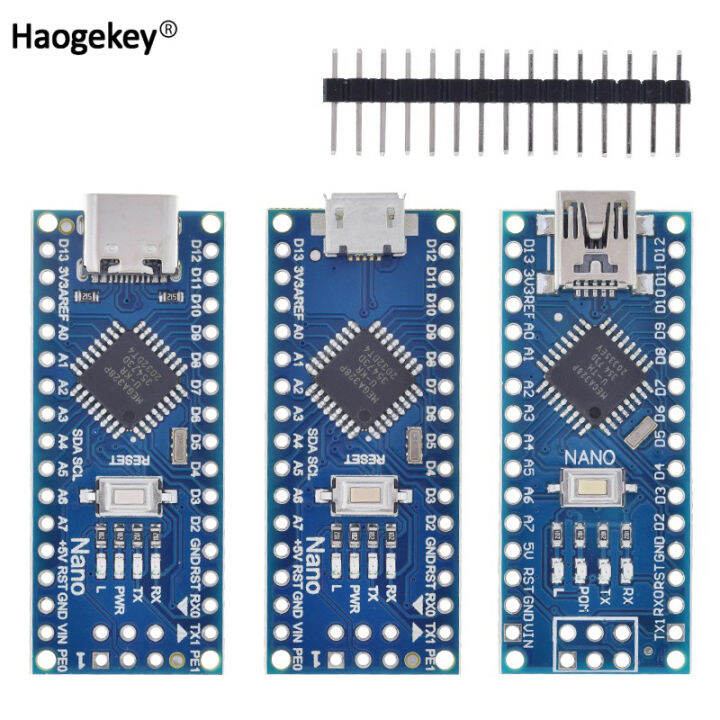 Type-C/Micro USB CH340 Nano 3.0 ATmega328P controller board compatible