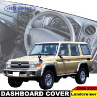 OEMASSIVE สำหรับ Toyota Landcruiser 70 76 78 79 Series 2009 - 2020 Dashmat Dashboard ฝาครอบ Dash Mat Pad Sun Shade พรม