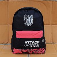 [มีในสต็อก] Attack On Titan Scout Regiment Adult Children S Anime School Bag Cartoon Fashion Casual Waterproof Backpack
