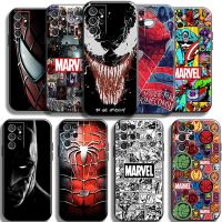 [ข้อเสนอพิเศษ]โลโก้ Marvel Avengers Comics สำหรับ Samsung Galaxy S22 S21 S20อัลตร้าพลัส FE S10 5G S10E เคสโทรศัพท์ปลอกซิลิโคนของเหลว Funda