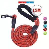 Reflective Dog Belt Pet Reflective Silk Traction Rope Reflective Nylon Suture at Night Dog Walking Rope