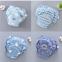 25Pc/Lot Baby Diapers Reusable Training Pants Washable Cloth Nappy Waterproof Cotton Potty Panties