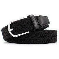 สุภาพสตรีเกาหลีรุ่นแฟชั่นยืดหยุ่นเข็มขัดถักเปีย Unisex นักเรียนร้อยเข็มขัดตกแต่ง 5BX8