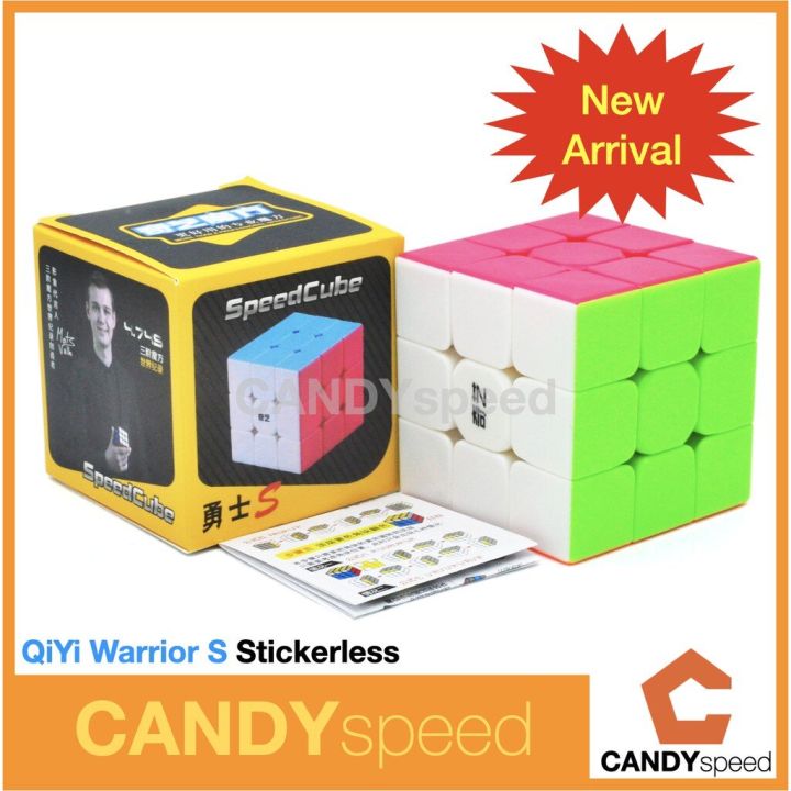 รูบิค-qiyi-warrior-s-3x3-rubik-ราคาถูก-เล่นได้ดี-ขายดีมากๆ-by-candyspeed