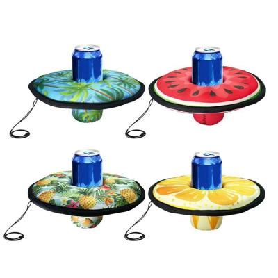 Floating Drink Holder Inflatable Pool Cup Coaster Neoprene Material Pool Cup Holder for Swim Float Floating Chair Floating Lounger Floating Bed judicious