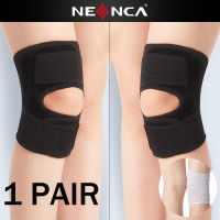 NEENCA 1 Pair (Right &amp; Left) Bandage Knee Pads with Side Stabilizers for Meniscal Tear Knee Pain ACL MCL Arthritis Injuries Recovery Breathable Knee Support