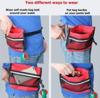 Portable snacks waist waist bag reward waist bag hands-free dog training bag