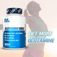 EVL Glutamine 1000 [120caps/60Serving]