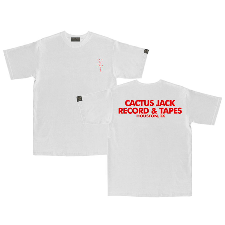 CACTUS JACK RECORDS T SHIRT TRAVIS SCOTT