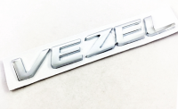 โลโก้ตัวอักษร เวเซล ฮอนด้า งานพลาสติก ชุบโครเมี่ยม VEZEL Letter Auto Car Emblem Badge Sticker Decal Replacement For Honda VEZEL