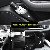 New Car Umbrella Storage Bucket Trash Bin for Peugeot 406 408 208 301 407 206 107 307 308 3008 2008 208XS 208GTi ABS Accessories