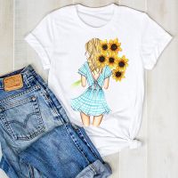 Cute Butterfly Fashion 90s Print Ladies Tee Tshirt Womens Female Top Shirt Clothes Graphic Clothing T-shirt Women Lady Summer UQL3