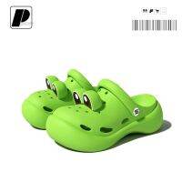 PCEH lonely little green devil womens summer outdoor thick-soled office slippers travel beach shoes 【JYUE】