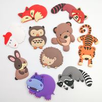 ♚◆ Creative Cartoon PVC Fridge Magnets Zoo Animal Magnetic Toys Toddler Souvenir Refrigerator Magnets Home Decor Magnetic Stickers