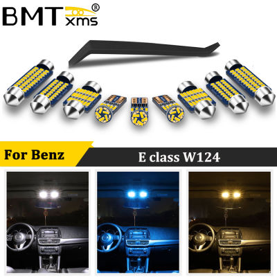 BMTxms 13Pcs Car LED Interior Lights Kit Canbus For Mercedes Benz E class W124 S124 E200 E220 E250 E280 E300 E320 E420 E36 AMG