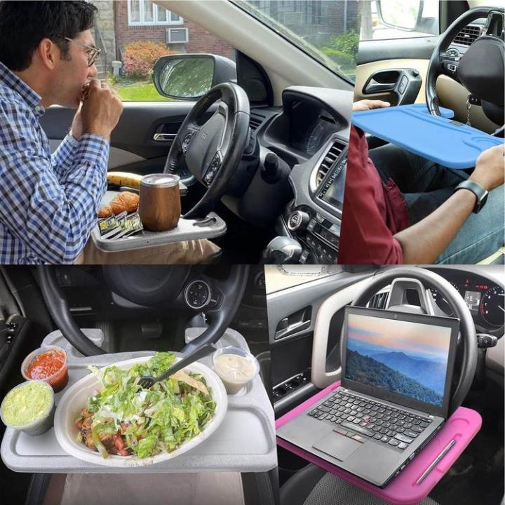auto-steering-wheel-desk-2-in-1-car-tray-table-essentials-for-women-exterior-accessories-seat-tray-laptop-mount-drinks-holder-handle-for-most-vehicles-appealing
