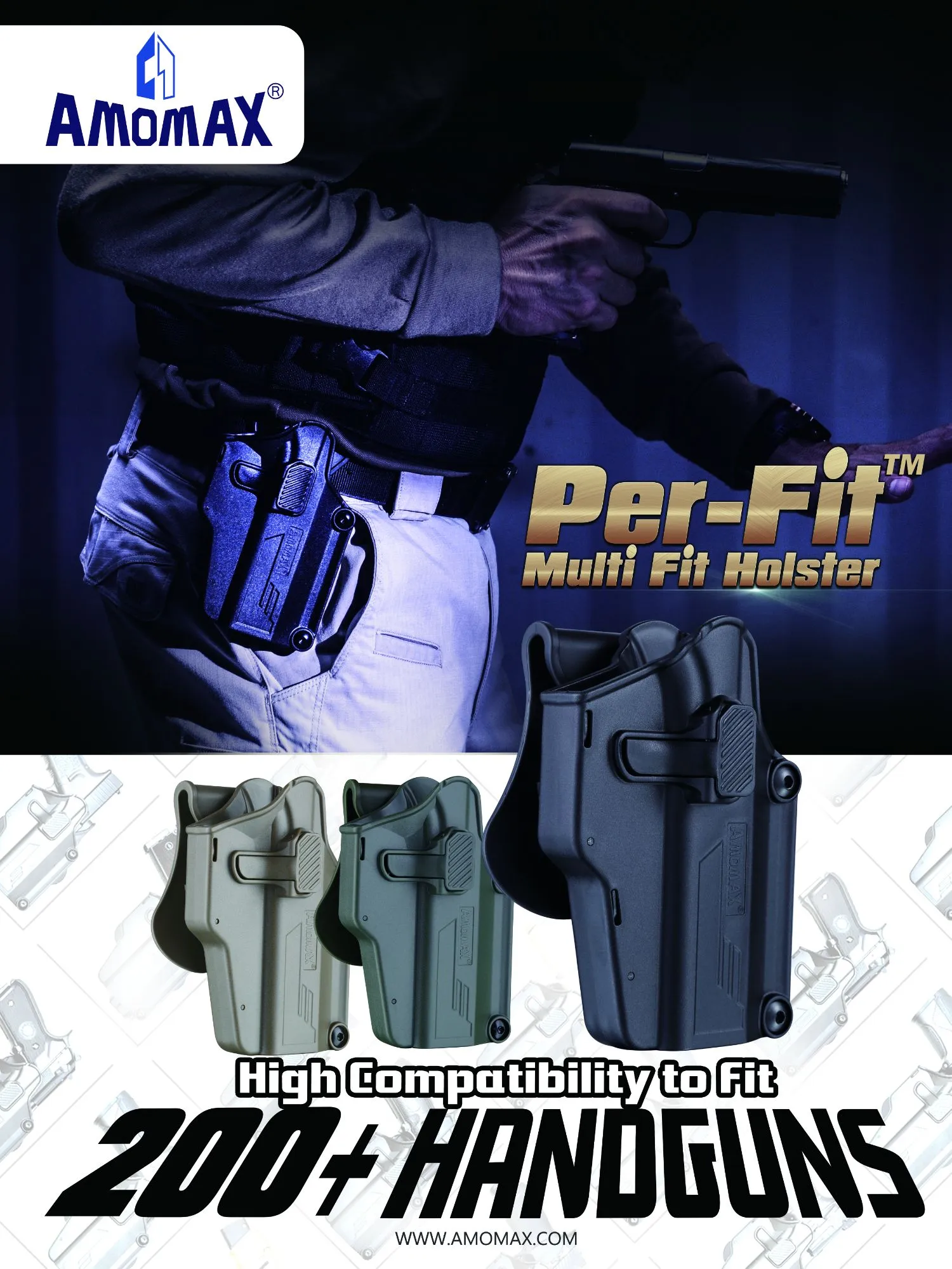 SALE／97%OFF】【SALE／97%OFF】AMOMAX AM-UH Per-Fit Holster 装備・備品