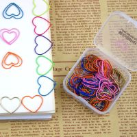 【jw】✙  50pcs/Box Paper Metal Bookmarks Color Photos Message Heart-Shaped Music Runes Hand Books Stationery