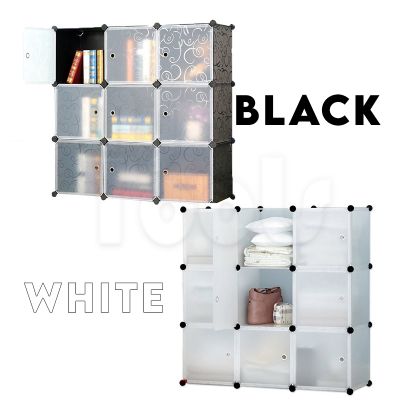 Cabinet 9 Cubes Cube DIY Wardrobe Rak Rack Storage Organizer Almari