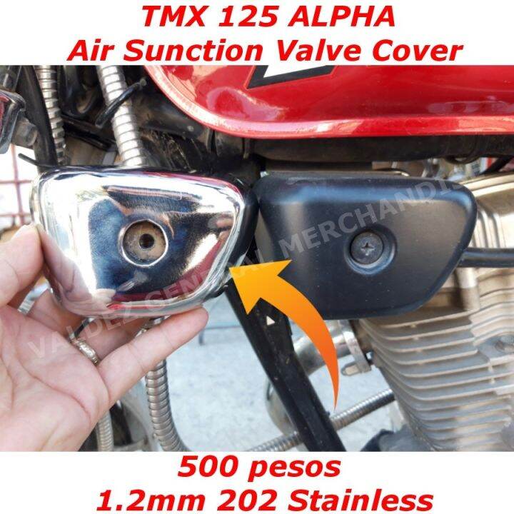 [100 Original] TMX 125 Alpha Air Suction Valve Cover (ASV) Stainless