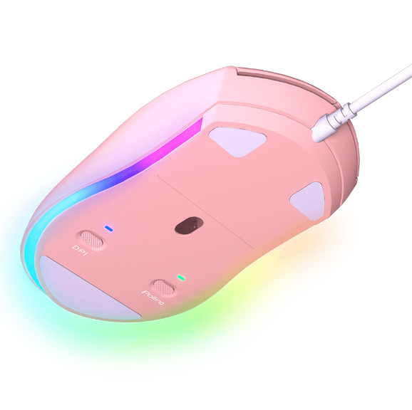 mouse-เมาส์-cougar-minos-xt-pink